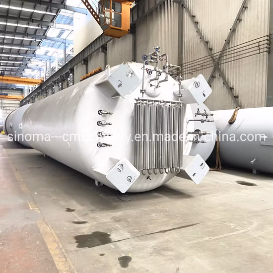 Tanque de armazenamento de CO2 de oxigênio líquido criogênico ASME 8-16bar com vaporizador e bomba para sistema de enchimento de cilindros para uso na indústria médica
